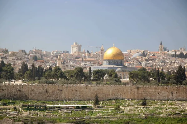 Vista de la ciudad de Jerusalén — Foto de Stock