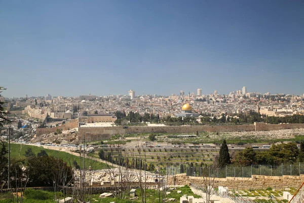 1.耶路撒冷城景 — 图库照片
