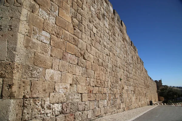 The city walls of Jerusalem Jerusalem — Stock Photo, Image