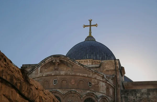 Купол церкви Гробу Господнього в Єрусалимі. — стокове фото