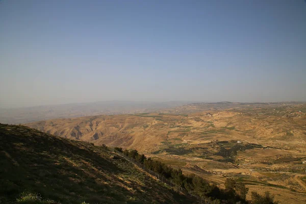 ヨルダンのネボ山からの景観 — ストック写真