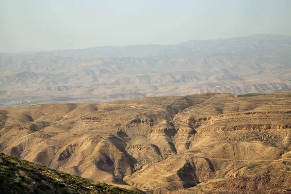 Landskapsutsikt från Mount Nebo i Jordanien — Stockfoto