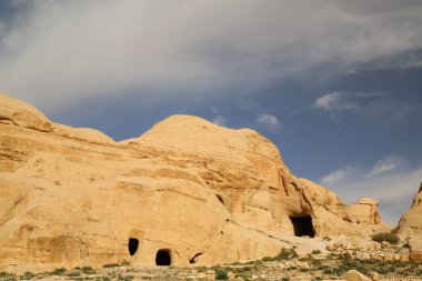 Petra, Ürdün, Siq 'e girmeden önceki manzara.