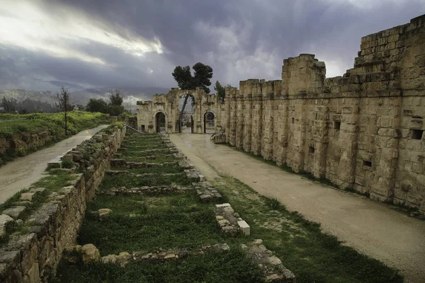 Τα αρχαία ερείπια του Jerash, Ιορδανία — Φωτογραφία Αρχείου