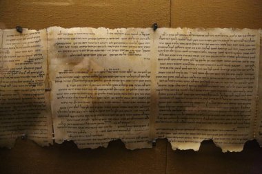 Qumran 'daki Ölü Deniz Parşömenlerinin Kopyası