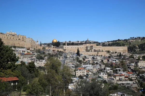 Pohled na město Jeruzalém — Stock fotografie