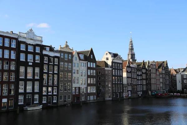 Типичные дома Амстердама — стоковое фото