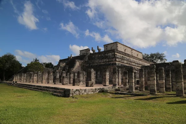 El Templo de los Guerreros, Chichén Itzá — Foto de Stock