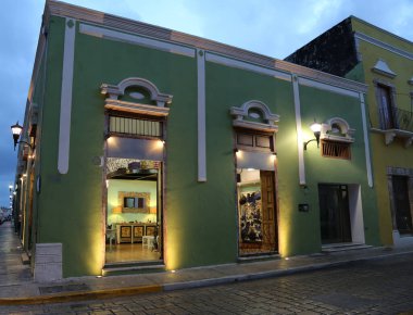 Campeche, Meksika 'daki koloni binaları.