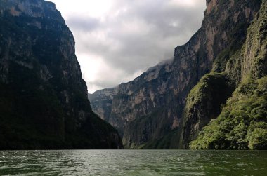 Meksika 'nın Chiapas eyaletindeki Sumido Kanyonu.