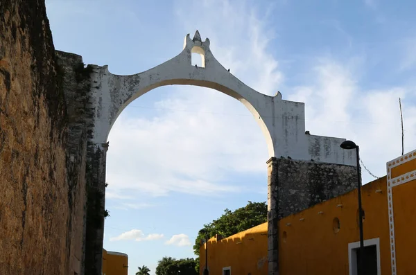 Detail of the city of Izamal, Mexico — Stok fotoğraf