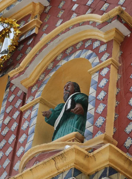 Exterior decorations of the Tonanzintla church in Mexico — Fotografia de Stock