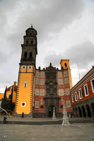 Iglesia de San Francisco en Puebla, México — Foto de Stock