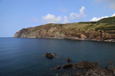 Ponta Branca kıyıları, Graciosa adası, Azores