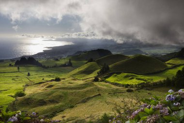 Miradouro do Pico do Carvao, Sao Miguel Adası, Azores