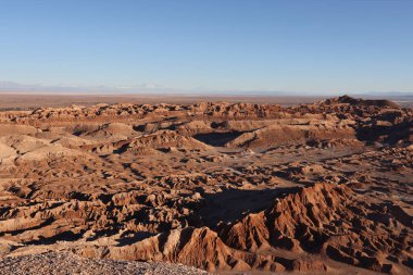 Moon Valley at sunset in San Pedro de Atacama, Chile. High quality photo