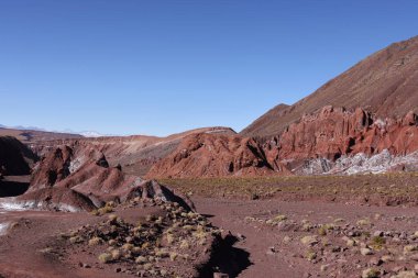 San Pedro de Atacama, Şili 'deki Arcoiris Vadisi' nin çarpıcı renkleri. Yüksek kalite fotoğraf