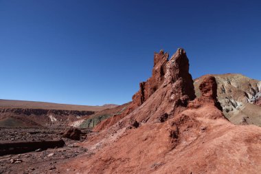 San Pedro de Atacama, Şili 'deki Arcoiris Vadisi' nin çarpıcı renkleri. Yüksek kalite fotoğraf