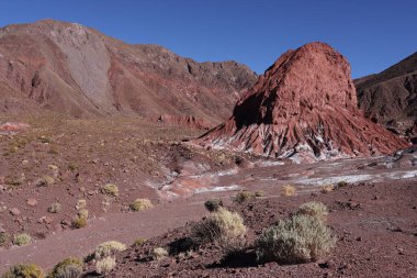 San Pedro de Atacama, Şili 'deki Arcoiris Vadisi' nin çarpıcı renkleri. Yüksek kalite fotoğraf