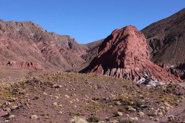 San Pedro de Atacama, Şili 'deki Arcoiris Vadisi' nin çarpıcı renkleri. Yüksek kalite fotoğraf
