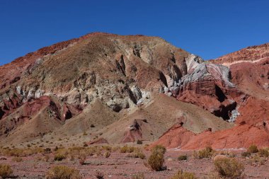 San Pedro de Atacama, Şili 'deki Arcoiris Vadisi' nin çarpıcı renkleri. Yüksek kalite fotoğraf