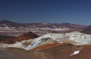 Cerro Toco, Şili 'den And Dağları manzarası. Yüksek kalite fotoğraf