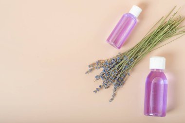 Kozmetik lavanta, şampuan, yağ, spa