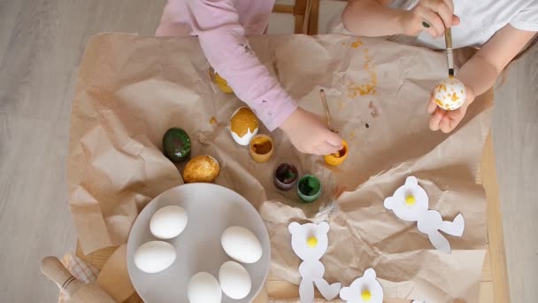 Προετοιμασία για το Πάσχα. Πασχαλινά αυγά — Αρχείο Βίντεο