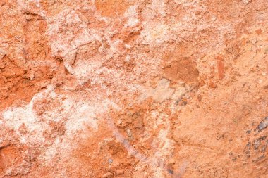 turuncu kırmızı toprak arka plan, kırmızı toprak dokusu arka plan, kurumuş kil yüzey