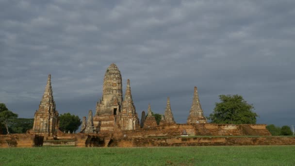 Chaiwatthanaram of Ayutthaya Province — Stock Video