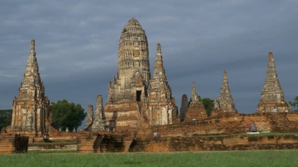 Chaiwatthanaram prowincji Ayutthaya — Wideo stockowe