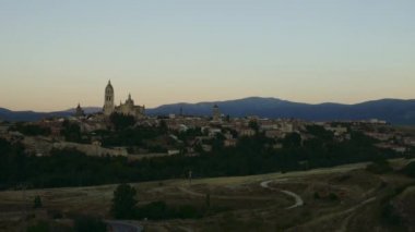 Segovia katedral çan kulesi ile