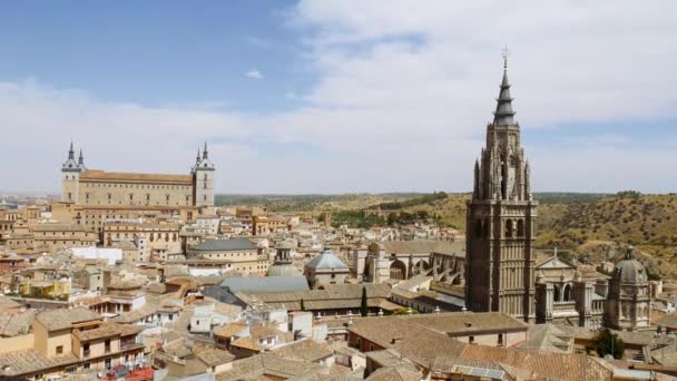 Toledo ciudad vieja — Vídeo de stock