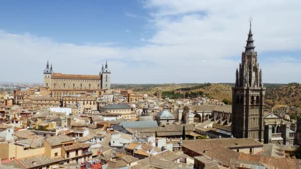 Toledo ciudad vieja — Vídeo de stock