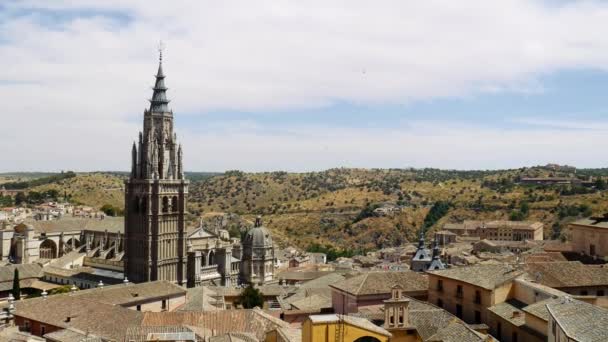 Toledo cidade velha — Vídeo de Stock