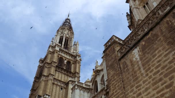 Catedrala Întâistătătoare a Sfintei Maria de Toledo — Videoclip de stoc