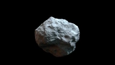 yüksek Detaylı dönen asteroit