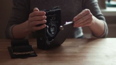 vintage antika fotoğraf makinesi