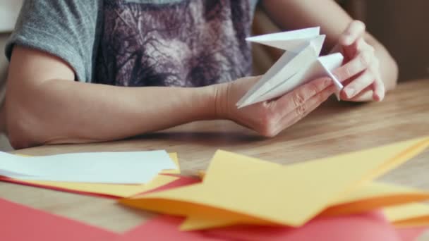 Hands Making Origami Crane — Stock Video © Arsenyg #76309567 Hands Making Origami Crane — Stock Video © Arsenyg #76309567