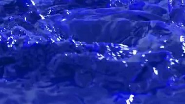 mavi sıvı girdap döngü