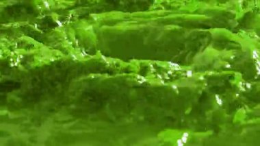 yeşil sıvı girdap döngü