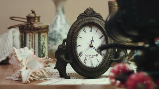 prise de vue time lapse avec horloge antique 