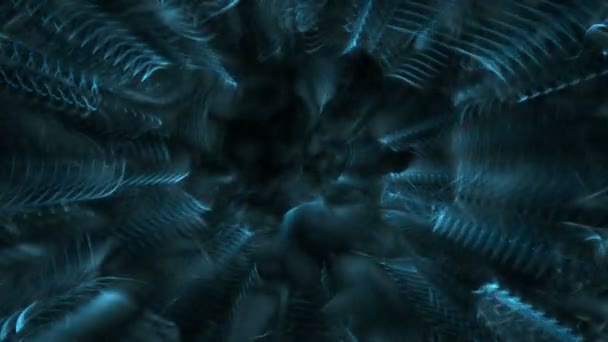 bleu lumière abstrait mouvement fond 