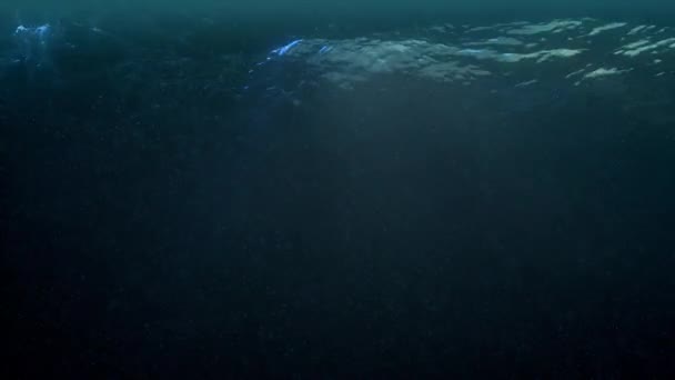 Grandi onde in un oceano agitato — Video Stock