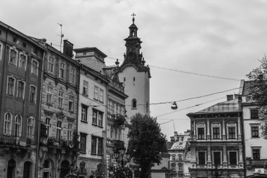 Krakow, Polonya - 28 Eylül 2015: Krakow en çok ziyaret edilen Polonya'da yabancı turistler ve Polonyalılar arasında bir şehirdir.