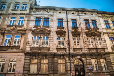 Krakow, Polonya - 28 Eylül 2015: Krakow en çok ziyaret edilen Polonya'da yabancı turistler ve Polonyalılar arasında bir şehirdir.