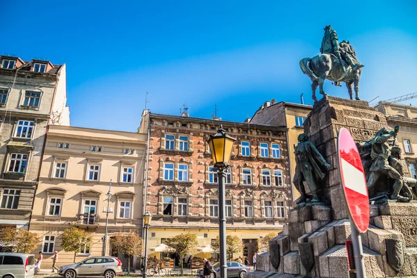 Krakow, Polen - Sep 28, 2015: Krakau is de meest bezochte stad in Polen onder zowel de Polen als de buitenlandse toeristen. — Stockfoto