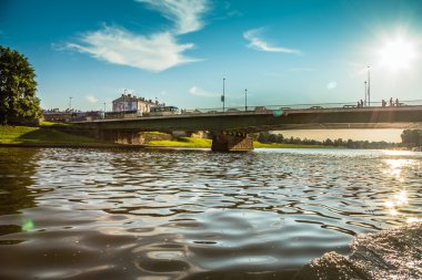 Krakow, Polonya - 28 Eylül 2015: Krakow en çok ziyaret edilen Polonya'da yabancı turistler ve Polonyalılar arasında bir şehirdir.