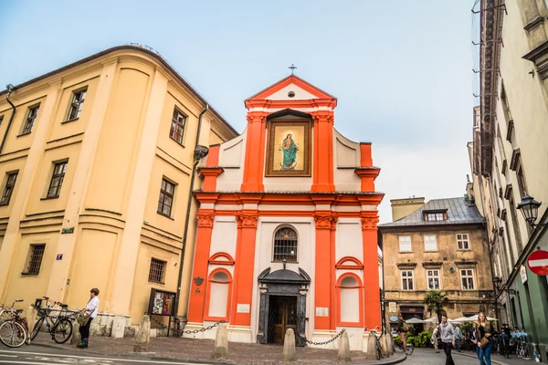 KRAKOW, POLAND - SEP 28, 2015: Krakow is most visited city in Poland among both foreign tourists and Poles. — Stock Photo, Image