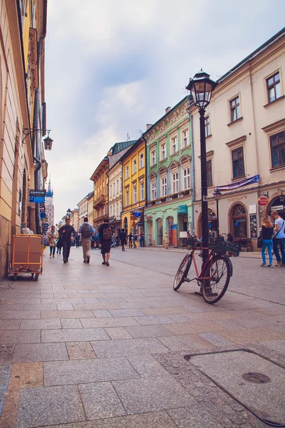 Krakov, Polsko - září 28, 2015: Krakov je nejnavštěvovanější město v Polsku mezi zahraničními turisty a Poláci. — Stock fotografie